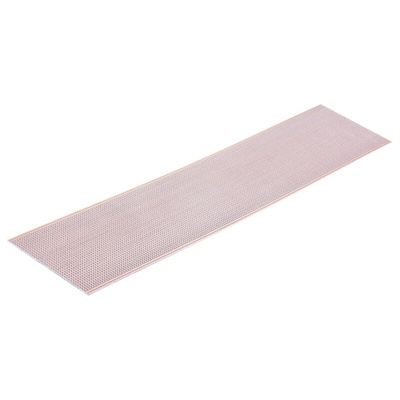 Single-Sided Stripboard Epoxy Glass 454.66 x 95.1 x 1.6mm FR4