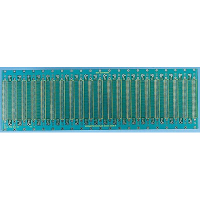 Vero Technologies 96 Way M3 Stud Faston Eurocard Backplane FR4 Double Sided 25.3HP With 20.32mm Connector Pitch