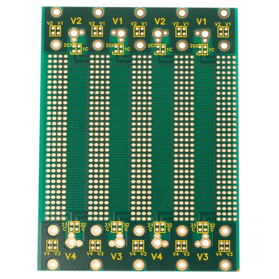 RS PRO 96 Way DIN 41612 Eurocard Backplane FR4 Double Sided 18.8HP With 20.32mm Connector Pitch