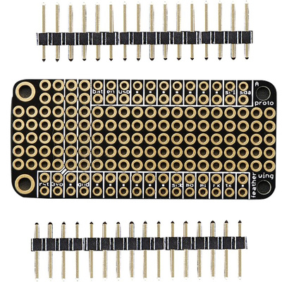 2884, Breadboard FeatherWing Prototyping Board 50.9 x 22.9 x 1.6mm