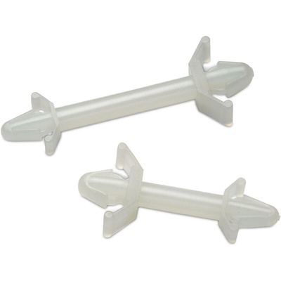 709610600, 9.52mm High Nylon Support Post for 4mm PCB Hole, 5mm Base