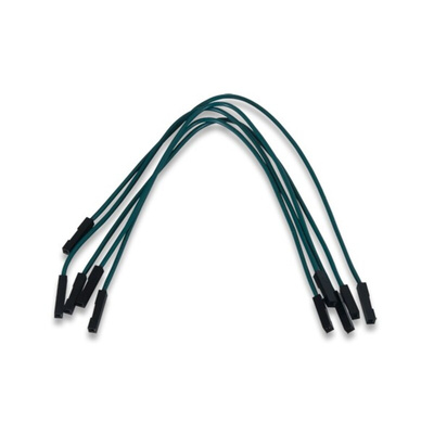 240-005, 158mm Insulated Breadboard Jumper Wire in Green