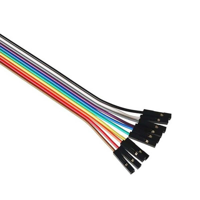 4128-40, 200mm Jumper Wire Breadboard Jumper Wire in Black, Blue, Brown, Green, Grey, Orange, Purple, Red, White, Yellow