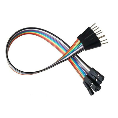 4128-40, 200mm Jumper Wire Breadboard Jumper Wire in Black, Blue, Brown, Green, Grey, Orange, Purple, Red, White, Yellow