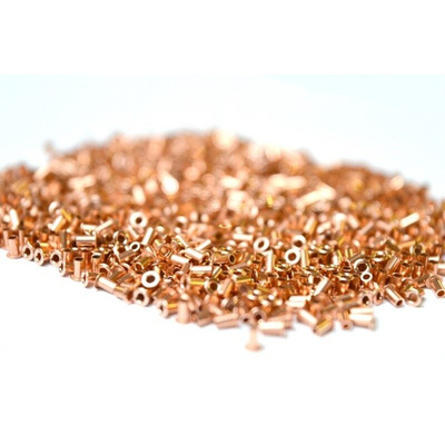 PTH400-RIV1.5, Copper Through Hole Contact Rivets PCB Rivet for 1.5mm Diameter, 2.7mm Length With 1.6mm Maximum