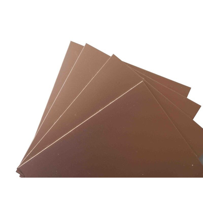 AD7, Single-Sided Plain Copper Ink Resist Board FR4 75 x 100mm