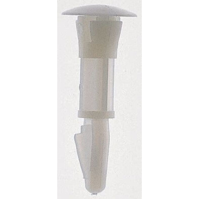 CRLCBSR 12 01, 19mm High Nylon PCB Support Pillar for 4mm PCB Hole, 12.7mm Base