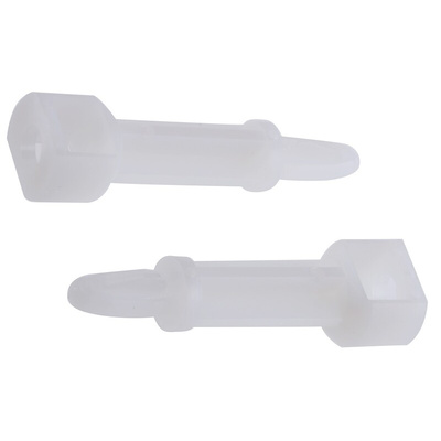 SRLCBS 16 01, 25.4mm High Nylon Snap Rivet Support for 4mm PCB Hole, 10.2mm Base