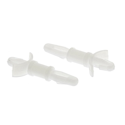 LCBSM-5-01 , 7.9mm High Nylon PCB Support Pillar for 4mm PCB Hole, 7.1mm Base