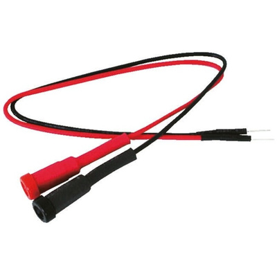 SUP-200, 200mm Insulated Tinned Copper Breadboard Jumper Wire in Black, Red