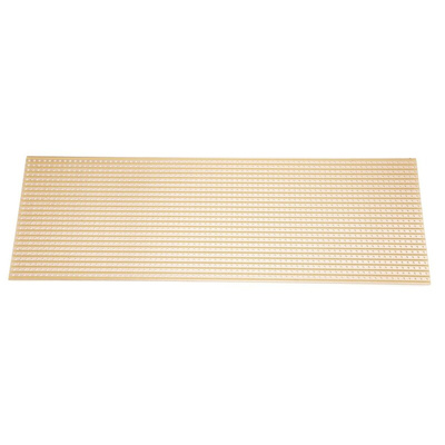 01-3938, Single-Sided Stripboard FR-2 291.3 x 95.4 x 1.6mm FR1