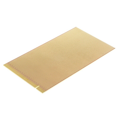 01-3225, Single-Sided Stripboard FR-2 114 x 203 x 1.6mm 43-Way Edge FR1