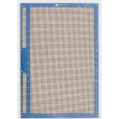 Vero Technologies Single Sided Matrix Board FR4 With 52 x 85 1.02mm Holes, 2.54 x 2.54mm Pitch, 233.4 x 160 x 1.6mm