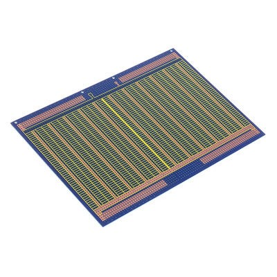 10-2846, Double-Sided Stripboard Epoxy Glass 233.4 x 160 x 1.6mm DIN 41612 FR4