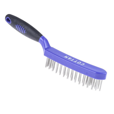 Cottam Purple 30mm Steel Wire Brush, For Surface Preparation