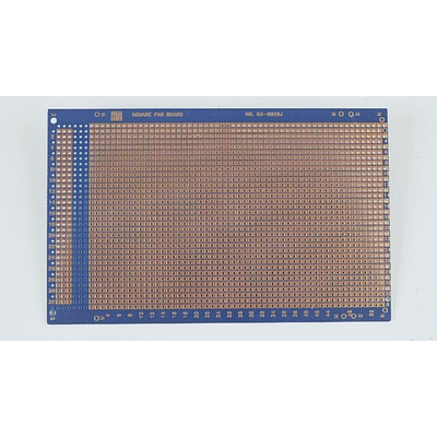 Vero Technologies Single Sided Photoresist Board FR4 With 52 x 86 1.02mm Holes, 2.54 x 2.54mm Pitch, 233.4 x 160 x 1.6mm