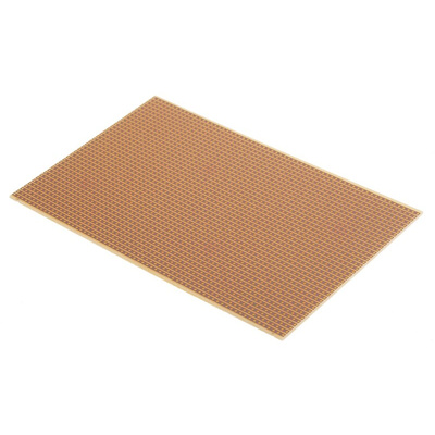 09-1034, Single-Sided Stripboard FR-2 160 x 100 x 1.6mm FR1