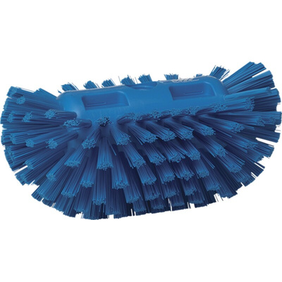 Vikan Hard Bristle Blue Scrubbing Brush, 40mm bristle length, Polyester bristle material
