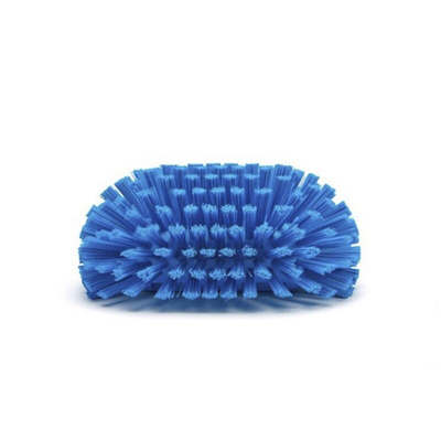 Vikan Hard Bristle Blue Scrubbing Brush, 40mm bristle length, Polyester bristle material