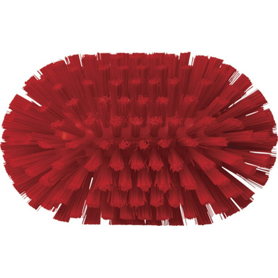 Vikan Hard Bristle Red Scrubbing Brush, 40mm bristle length, Polyester bristle material