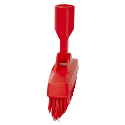 Vikan Very Hard Bristle Red Scrubbing Brush, 40mm bristle length, Polyester bristle material