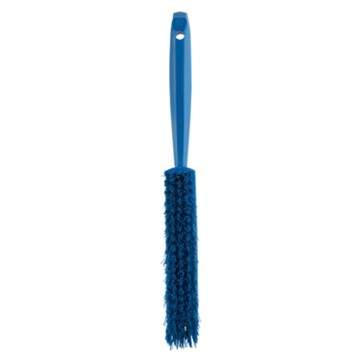 Vikan Medium Bristle Blue Scrubbing Brush, 50mm bristle length, Polyester bristle material