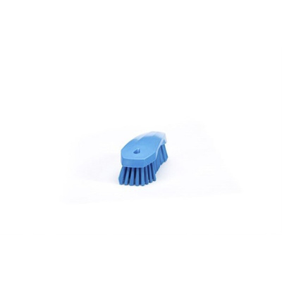 Vikan Hard Bristle Blue Scrubbing Brush, 36mm bristle length, Polyester bristle material