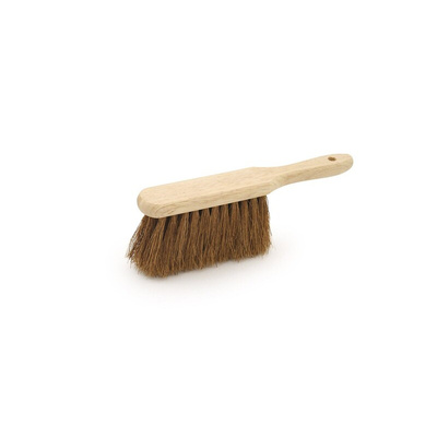 RS PRO Soft Bristle Beige, Brown Scrubbing Brush, Natural Coco bristle material