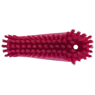 Vikan Hard Bristle Pink Scrubbing Brush, 36mm bristle length, PET bristle material
