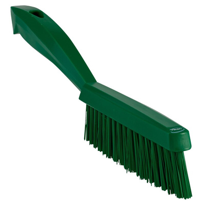 Vikan Extra Hard Bristle Green Scrubbing Brush, 33mm bristle length, PET bristle material