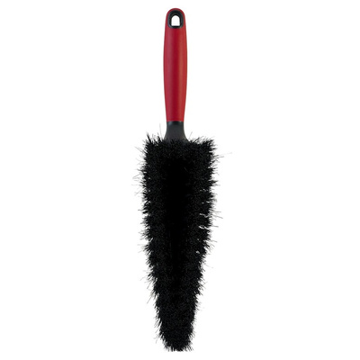 Vikan Hard Bristle Black Scrubbing Brush, 54mm bristle length, Hair bristle material