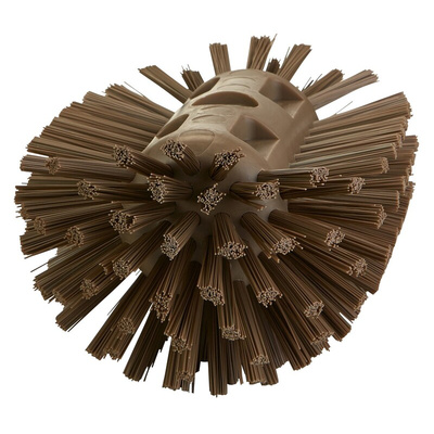 Vikan Hard Bristle Brown Scrubbing Brush, 40mm bristle length, PET bristle material