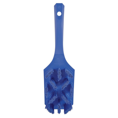 Vikan Hard Bristle Purple Scrubbing Brush, 37mm bristle length, PET bristle material