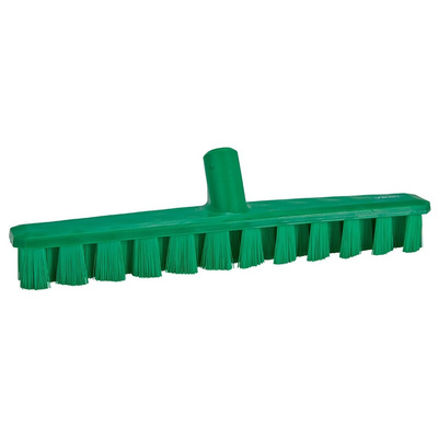 Vikan Hard Bristle Green Scrubbing Brush, 37mm bristle length, PET bristle material