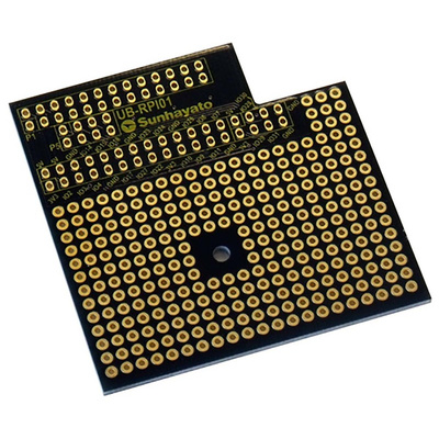 Sunhayato Double Sided Matrix Board CEM-3 0.9mm Holes, 2.54mm Pitch, 56 x 55.4 x 1.6mm