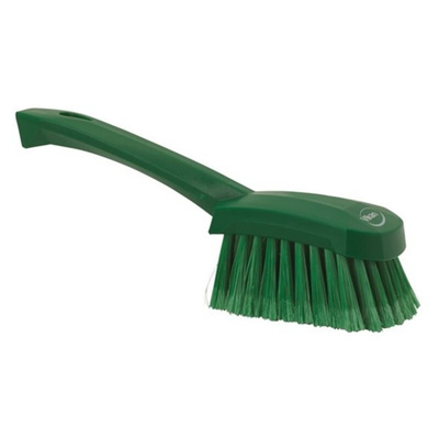 Vikan Soft Bristle Blue Scrubbing Brush, 270mm bristle length, Polyester, Polypropylene, Stainless Steel bristle