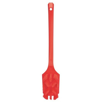 Vikan Hard Bristle Yellow Hand Brush, 395mm bristle length, Polyester bristle material
