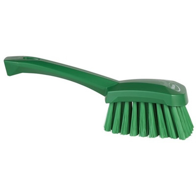 Vikan Soft Bristle Blue Scrubbing Brush, 270mm bristle length, Polyester, Polypropylene, Stainless Steel bristle