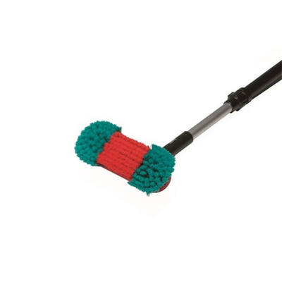 Vikan Soft Bristle Black Scrubbing Brush, 47mm bristle length, Polyester bristle material