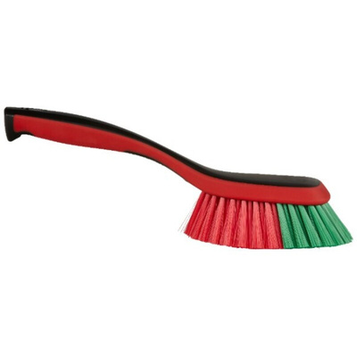 Vikan Soft Bristle Black Scrubbing Brush, 345mm bristle length, Polyester bristle material
