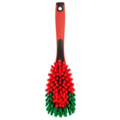Vikan Soft Bristle Black Scrubbing Brush, 345mm bristle length, Polyester bristle material