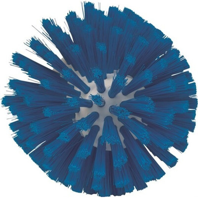 Vikan Medium Bristle Blue Scrub Brush, 60mm bristle length, Polyester, Polypropylene, Stainless Steel bristle material