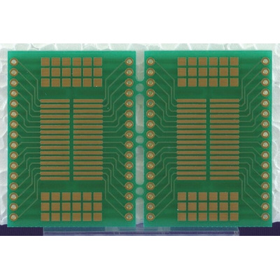 SSP-123, 64 Way Double Sided Extender Board Converter Board FR4 64.23 x 43.18 x 1mm