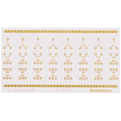 ICB-057, Single Sided Extender Board Seal Substrate FR4 100 x 55 x 0.1mm