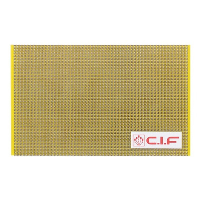 CIF Single Sided Matrix Board FR4 1mm Holes, 2.54 x 2.54mm Pitch, 510 x 160 x 1.6mm