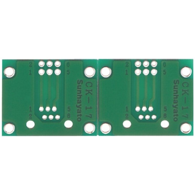 CK-17, 12 Way Double Sided Extender Board Converter Board FR4 60.96 x 24.13 x 1.6mm