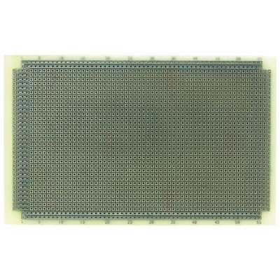 CIF Double Sided Matrix Board FR4 1mm Holes, 2.54 x 2.54mm Pitch, 160 x 100 x 1.6mm