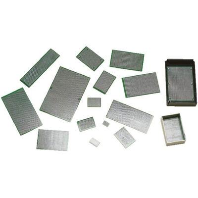 Takachi Electric Industrial Double Sided SMT Eurocard FR4 With 20 x 43 1mm Holes, 2.54 x 2.54mm Pitch, 114 x 53 x 1.6mm