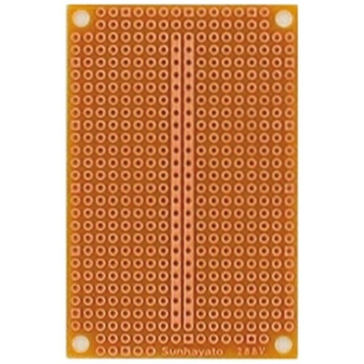 Matrix Board FR1 1mm Holes, 2.54 x 2.54mm Pitch, 72 x 47 x 1.6mm
