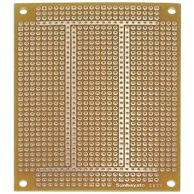 Matrix Board FR1 1mm Holes, 2.54 x 2.54mm Pitch, 95 x 72 x 1.6mm